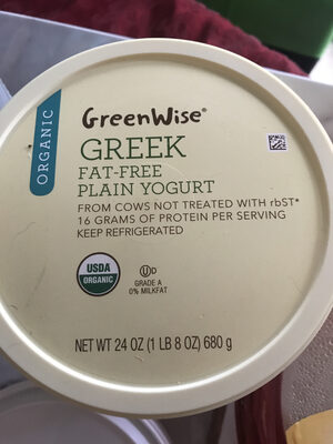 GREEK PLAIN YOGURT, PLAIN