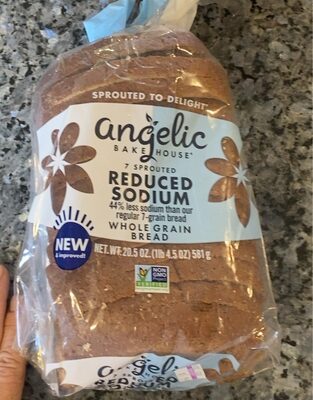 7 SPROUTED WHOLE GRAIN REDUCED SODIUM BREAD, 7 SPROUTED WHOLE GRAIN