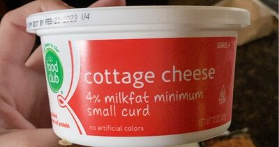 4% SMALL CURD COTTAGE CHEESE