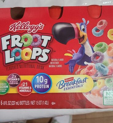 Froot loops flavored nutritional drink
