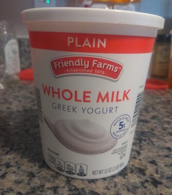 Plain Whole Milk Greek Yogurt