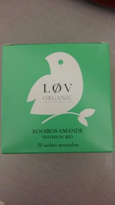 Lov organic, almond rooibos herbal tea