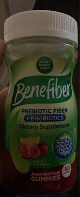 Benefiber Prebiotic Fiber + Probiotics Dietary Supplement