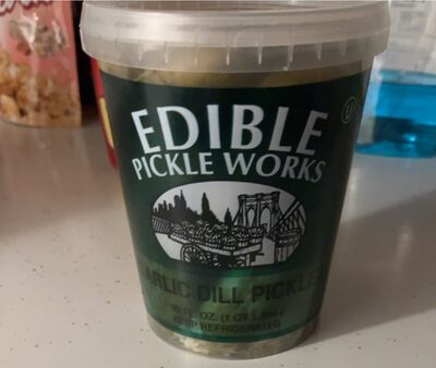 EDIBLE PICKLE WORKS GARLIC DILL PICKLES, 32 FL OZ