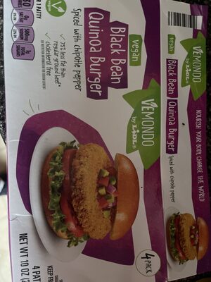 Black Bean Quinoa Burger