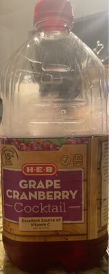 GRAPE CRANBERRY COCKTAIL JUICE FROM CONCENTRATE, GRAPE CRANBERRY