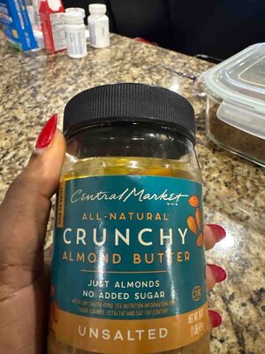 All-natural Crunchy Almond Butter