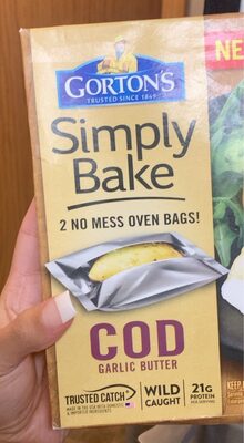 GARLIC BUTTER COD FISH FILLETS, GARLIC BUTTER