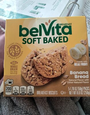 BANANA BREAD SOFT BAKED BREAKFAST BISCUITS, BANANA BREAD