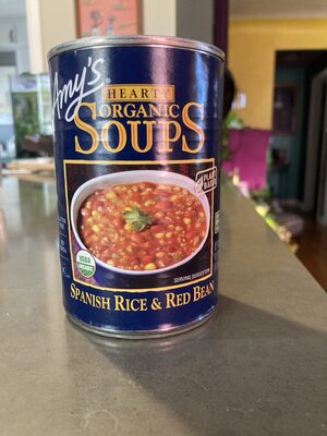 SPANISH RICE & RED BEAN HEARTY ORGANIC SOUPS, SPANISH RICE & RED BEAN