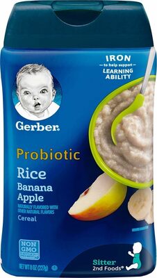 Baby cereal probiotic rice banana apple baby cereal
