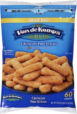 CRUNCHY BREADED FISH STICKS, FISH
