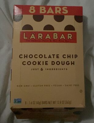 CHOCOLATE CHIP COOKIE DOUGH BARS, CHOCOLATE CHIP COOKIE DOUGH