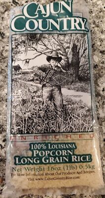 100% LOUISIANA POPCORN LONG GRAIN RICE