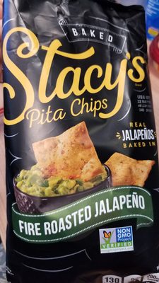 BAKED PITA CHIPS, FIRE ROASTED JALAPENO