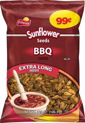 BBQ FLAVORED EXTRA LONG SUNFLOWER SEEDS, BBQ