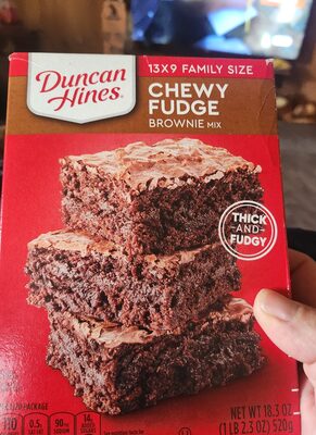 CHEWY FUDGE BROWNIE MIX, CHEWY FUDGE