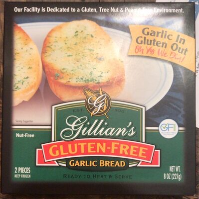GLUTEN-FREE GARLIC BREAD, GARLIC