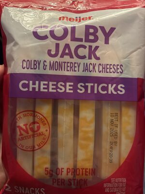 COLBY JACK COLBY & MONTEREY JACK CHEESE STICKS, COLBY JACK