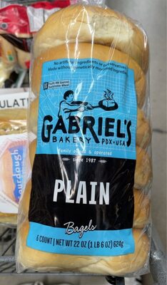 Gabriel’s Bakery Bagels - Plain