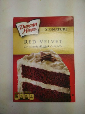 DUNCAN HINES, SIGNATURE CAKE MIX, RED VELVET