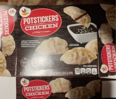 CHICKEN POTSTICKERS ASIAN INSPIRED DUMPLINGS WITH CHICKEN AND VEGETABLES, CHICKEN POTSTICKERS