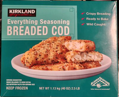 Everything Seasoning Breaded Cod