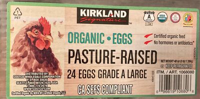 Pasture-Raised Organic Eggs