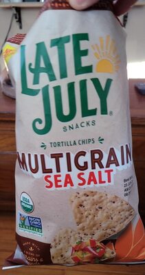 Snyder's-Lance INC. Late July Snacks, Organic Multigrain Tortilla Chips, Sea Salt, 7.5-oz. Bag