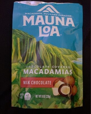 MILK CHOCOLATE COVERED MACADAMIAS, MILK CHOCOLATE
