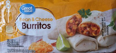 BEAN & CHEESE BURRITOS, BEAN & CHEESE