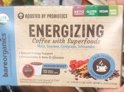 DARK ROAST ENHANCED COFFEE BREW CUPS, DARK ROAST