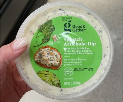 SPINACH ARTICHOKE DIP, SPINACH ARTICHOKE