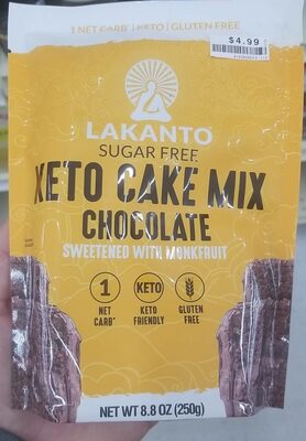 CHOCOLATE KETO CAKE MIX, CHOCOLATE
