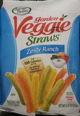 Garden Veggie Straws-Zesty Ranch