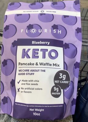 BLUEBERRY KETO PANCAKE & WAFFLE MIX, BLUEBERRY