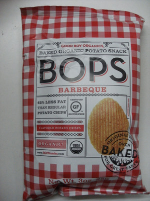 GOOD BOY ORGANICS, BOPS, BAKED ORGANIC POTATO SNACKS, BARBEQUE