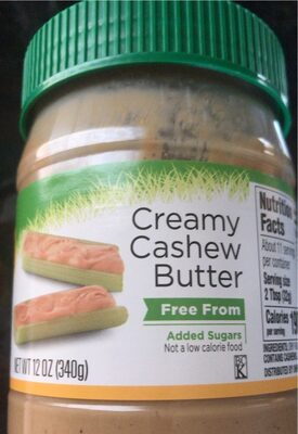 CREAMY CASHEW BUTTER, CREAMY CASHEW