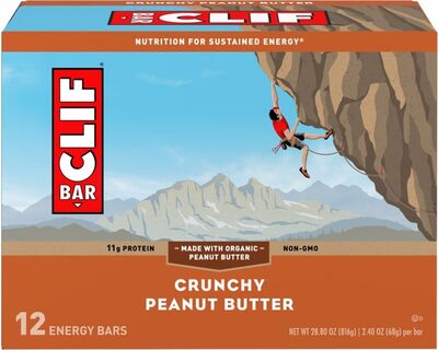 CRUNCHY PEANUT BUTTER ENERGY BARS, CRUNCHY PEANUT BUTTER