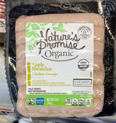 APPLE BREAKFAST CHICKEN SAUSAGE, APPLE