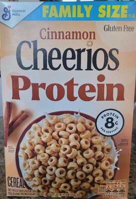 Cheerios Protein Cinnamon Breakfast Cereal Family Size