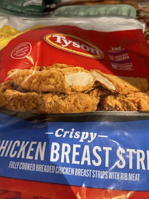 CRISPY CHICKEN STRIPS BREAST STRIP FRITTERS WITH RIB MEAT, CRISPY CHICKEN