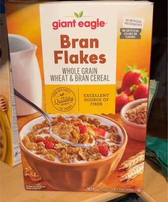 BRAN FLAKES WHOLE GRAIN WHEAT & BRAN CEREAL, BRAN FLAKES