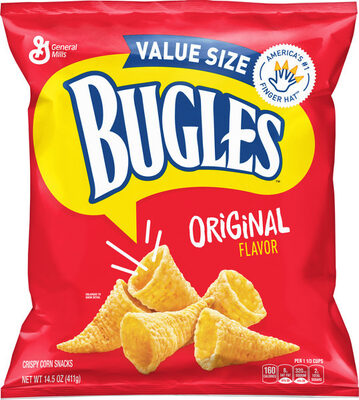 Bugles Original Flavor Crispy Corn Chip Snacks Value Size