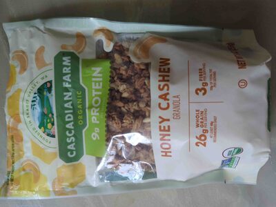 Cascadian Farm Organic Honey Cashew Protein Grains Granola