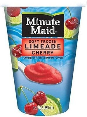 CHERRY FLAVORED SOFT FROZEN LIMEADE, CHERRY