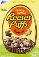 GMILLS REESES PUFFS BUNNIES SWT CRNCHY CORN PUFFS CEREAL