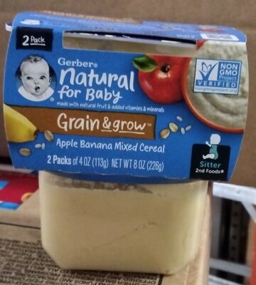 Apple Banana With Mixed Cereal (Sitter)