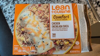 CHICKEN ENCHILADA SUIZA WITH WHITE MEAT CHICKEN & MEXICAN-STYLE RICE IN A SOUR CREAM SAUCE, CHICKEN SUIZA