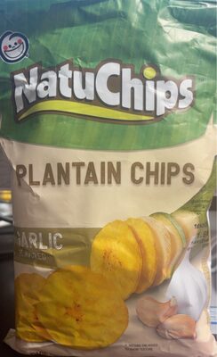 GARLIC FLAVORED PLANTAIN CHIPS, GARLIC